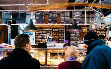 Customers ordering food