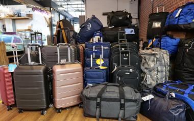 Large selection of travel bags