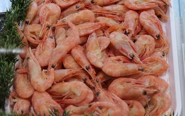 Shell on prawns