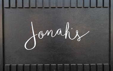 Close up of Jonah's sign