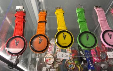 Colourful watches