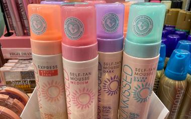 Selection of self tans