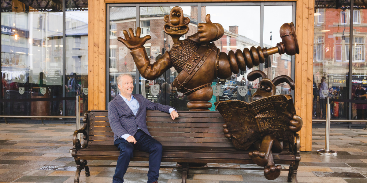 Nick Park CBE returns to Preston to open Animate